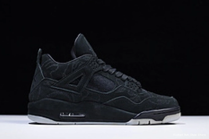 Kicked Out Shoe Store kaws Nike black 001 930155 Jordan Air retro 4 0819
